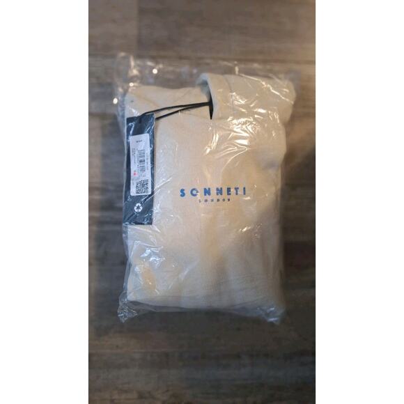 Sonneti London Kids' Beige Cozy Fleece Pullover Hoodie Sweatshirt - Med (13) - Picture 5 of 5